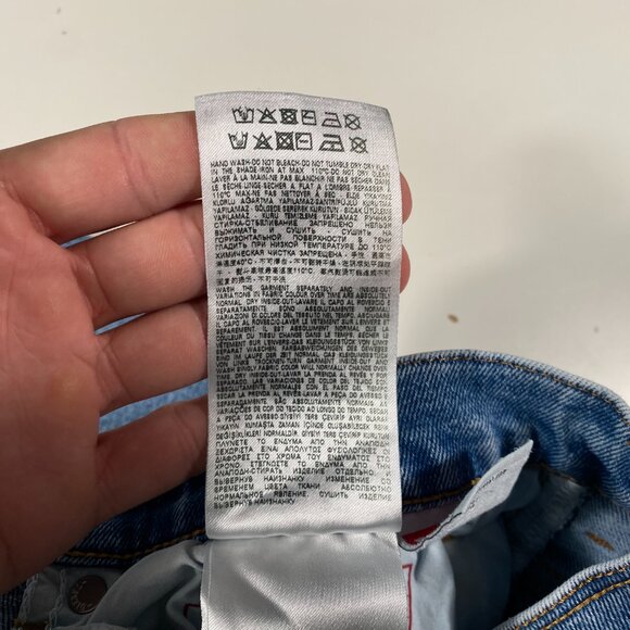 Diesel Industries 2005 5-Pocket Embossed Logo Slim Fit Tapered Jeans mens 29x28 - Picture 8 of 14